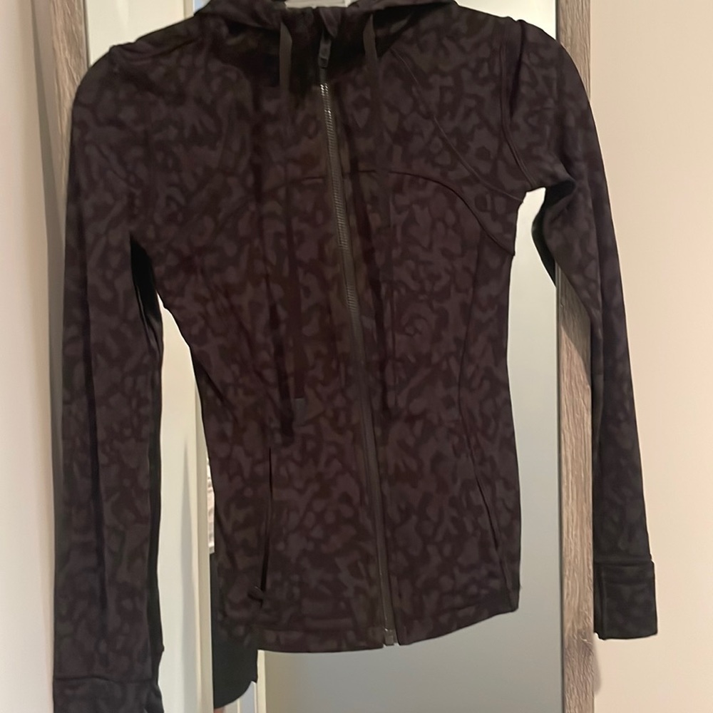 Lululemon Hooded Define Jacket Formation camo deep size 0